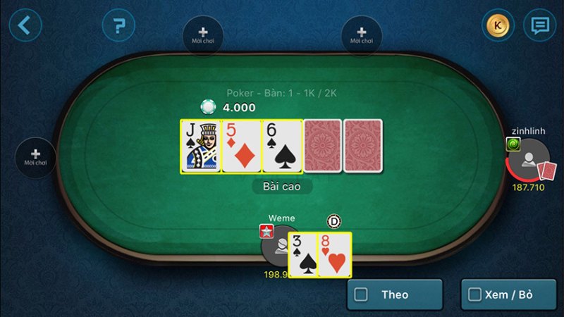 Hướng dẫn cách chơi Poker đơn giản dành cho tân thủ